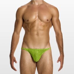 Modus vivendi muške string gaće – jarko zeleni print Cene