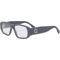 Fendi Squared Grey Rectangular Eyeglasses ONE SIZE (54) Siva/Kristalna Cene
