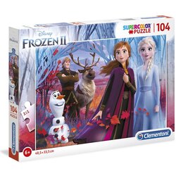 Clementoni Disney Snježno kraljevstvo 2 Supercolor puzzle 104kom - Cijene