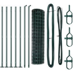 vidaXL Euro Ograda Set od 2 Zelena Čelik obložen prahom 10 x 0.8 m Cijene
