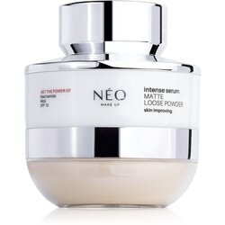 NEO MAKE UP Intense Serum Matte Loose Powder matirajoč puder v prahu z aplikatorjem odtenek Translucent 10 g Cene