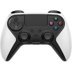 Game Pad gaming RAMPAGE Snopy Tactic White Bluetooth Dual Vibration PS4 pad Joypad, 40929 Cene
