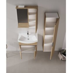 Hanah home Kupatilski ormarić sa umivaonikom i ogledalom (2 komada) Purus 65 992 Cene