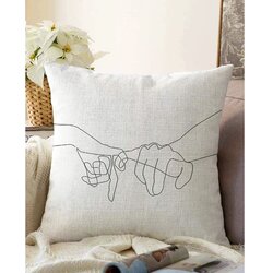 Minimalist Cushion Covers jastučnica s udjelom pamuka Pinky, 55 x 55 cm Cene