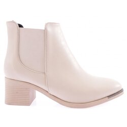 DGN 053 Women's Flat Toe Ankle Boots with Elastic Sides. Heels. Cijene