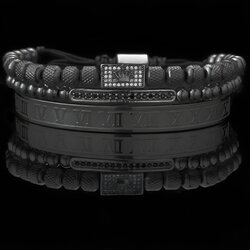 Narukvice AM-34364 - Crna KP34364 Cene