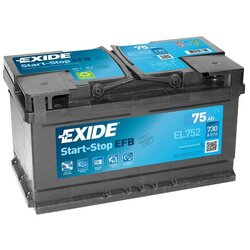 Exide akumulator EFB, 75AH, D, 730A, EL752 Cene