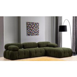 Antalya Ugaona garnitura Bubble Green L1 O1 1R PUF Cene