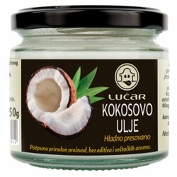 Lučar kokosovo ulje hladno presovano 150g teglica Cene