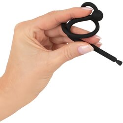 Penis Plug Piss Play with Glans Ring & Stopper Cene