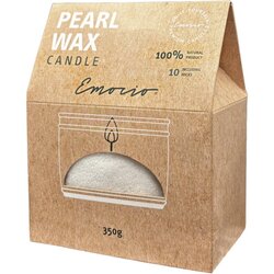 Emocio Pearl wax White sveča 350 g Cene