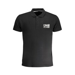 Cavalli Class Muška Crna Polo Majica Kratkih Rukava Cene