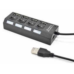 USB hub 4in1 HUB-215 crni hi-speed ( 10-101 ) Cene
