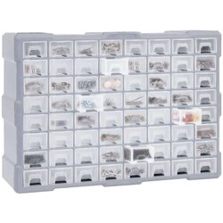 vidaXL Organizator sa 64 ladice 52 x 16 x 37,5 cm Cijene