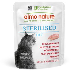 Almo Nature HFC Sterilised file v juhi, vrečka - piščančja prsa - 50 g 50 g Cene