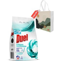 Duel praškasti deterdžent strong whiteness 2.7kg + ceger Cene