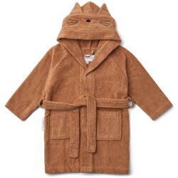 Liewood dječji ogrtač za kupanje lily cat terracotta Cijene