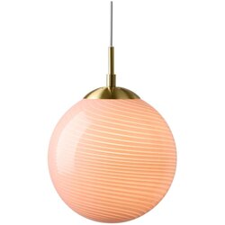 Halo Design 748594 - visilica na lanku CANDY 1xE27/25W/230V prečnik 30 cm ružičasta/mesing Cene