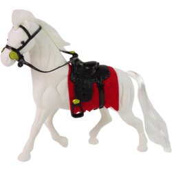 White Horse Saddle Farm figurine Cene