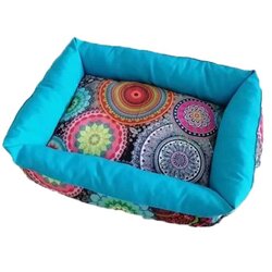 Qushin Jastuk za pse nest gypsy, M/L, Plavo- šareni Cene