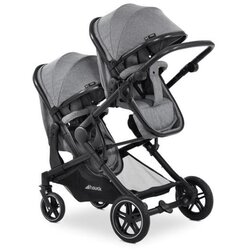 Hauck kolica za blizance Atlantic Twin - Melange Grey Cijene