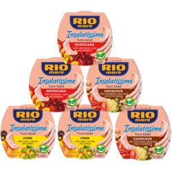 Rio Mare paket Insalatissime tuna salata sa 3 različita ukusa, 6 komada Cene