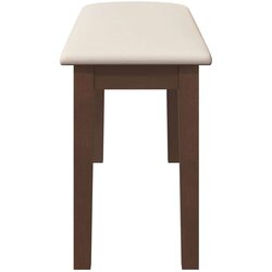 vidaXL klop 90 cm rjava masivni les guma Cene