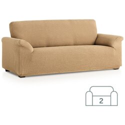 SOFA raztegljiva stretch prevleka za dvosed - kavč 130-180 cm bež eu kvaliteta Cene