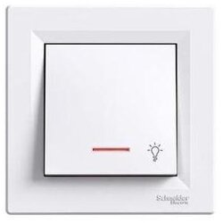 Schneider Electric Asfora, 1P taster 10A svetlo, lokator, beli EPH1800121 Cene