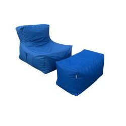 Atelier Del Sofa lazy bag set xxl sedir blue Cene