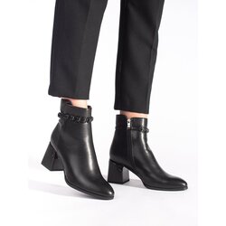GOODIN Elegant women's black ankle boots Cijene