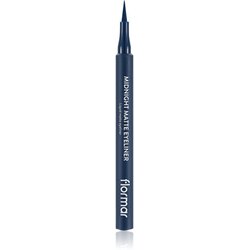 Flormar Midnight Matte Eyeliner tuš za oči u flomasteru s mat efektom nijansa 03 Dark Blue 1 ml Cene