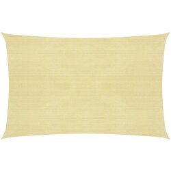 vidaXL Jedro za zaštitu od sunca 160 g/m² bež 2,5 x 4 m HDPE Cijene