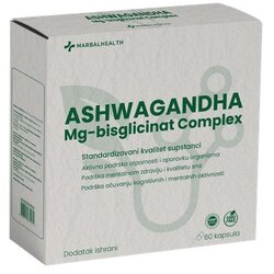 MARBALHEALTH ashwagandha mg-bisglicinat complex A60 Cene