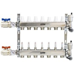 ICMA Razdjelnik 1"-3/4" 10 izlaza s ventilima K077 87K077PM32 Cene