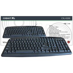Connect xl tipkovnica sa multimedijalnim tipkama, usb, crna boja - CXL-K200 Cene
