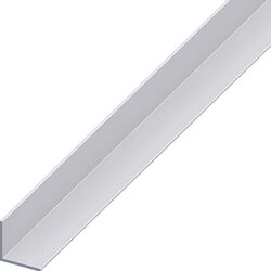 gah alberts Rubni profil (2.000 x 25 x 25 mm, Debljina: 1,5 mm, Aluminij, Eloksirano, Srebrne boje) Cene