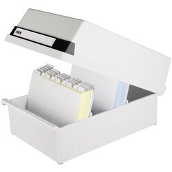 Han kutija za indexne kartice 1/1300 A5, sa poklopcem siva ( 04KTI955C ) Cene