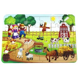 OKUTAN Igračka puzzle drvene Farma 24/1 T5006 Cene