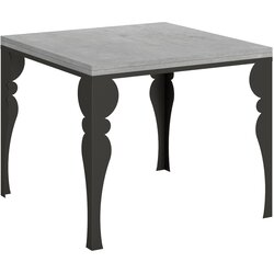 Itamoby Paxon Libra (90x90/180 cm) - siva, barva nog: antracit - preklopna jedilna miza, (20842127) Cene