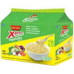Wai Wai x-press instant nudle ukus povrća 5x70g Cene