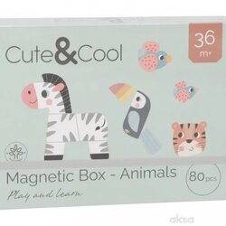 CUTE&COOL- Cute&Cool drvena igračka magnetna kutija životinje Cijene