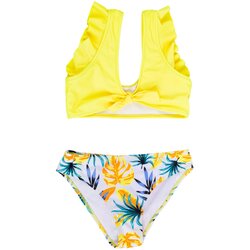 Yoclub Kids's Girls Two-Piece Swimming Costume LKD-0036G-A100 Cene