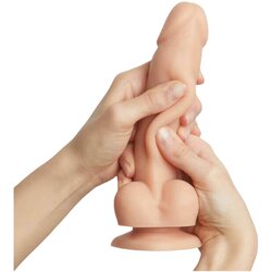 Strap-On-Me S - dvoslojni, potplat, realistični dildo (prirodni) Cene