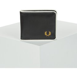 Fred Perry Coated Polyester Billfold Wall Black/ Ecru Universal Cene
