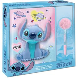 Disney Stitch Squshy bilježnica s pompom olovkom Stitch Disney Cene