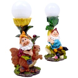  Keramička figura patuljak sa svetiljkom ( 380884 ) Cene
