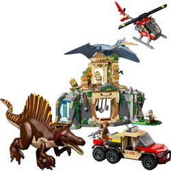 Lego LEGO® Jurassic World - Po zraku po spinozavra in quetzalcoatlusa (76976) Cene