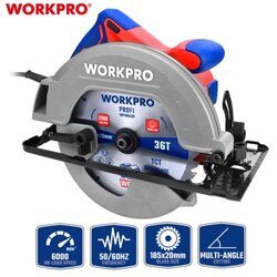 WorkPro wp471200 električna cirkularna testera (185mm) 1700w – ( wp471200 ) Cene