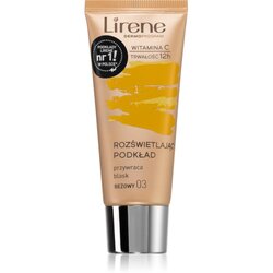 Lirene Vitamin C posvjetljujući tekući puder za dugotrajni efekt nijansa 03 Beige 30 ml Cene
